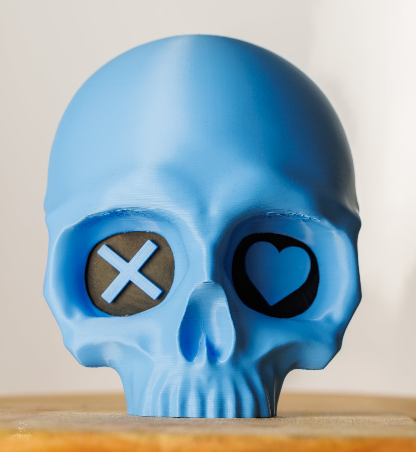 3d printed masked man stand
