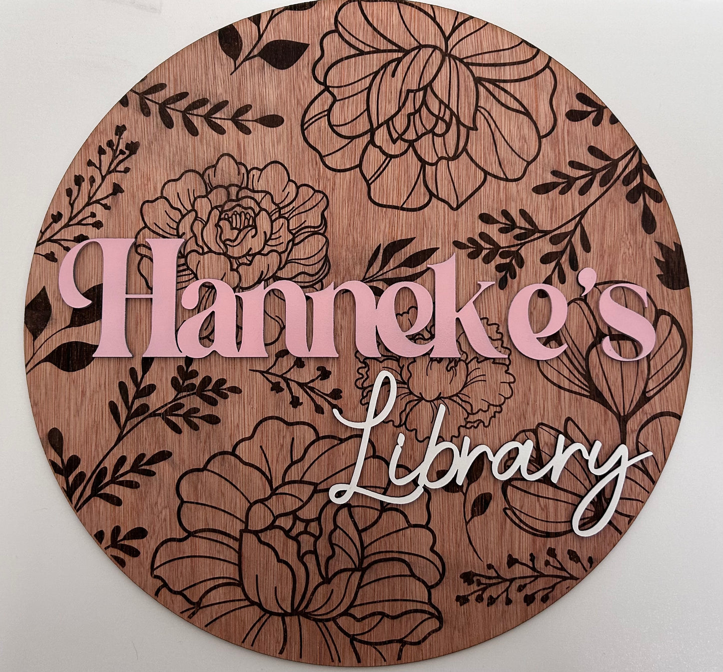 Large library signs