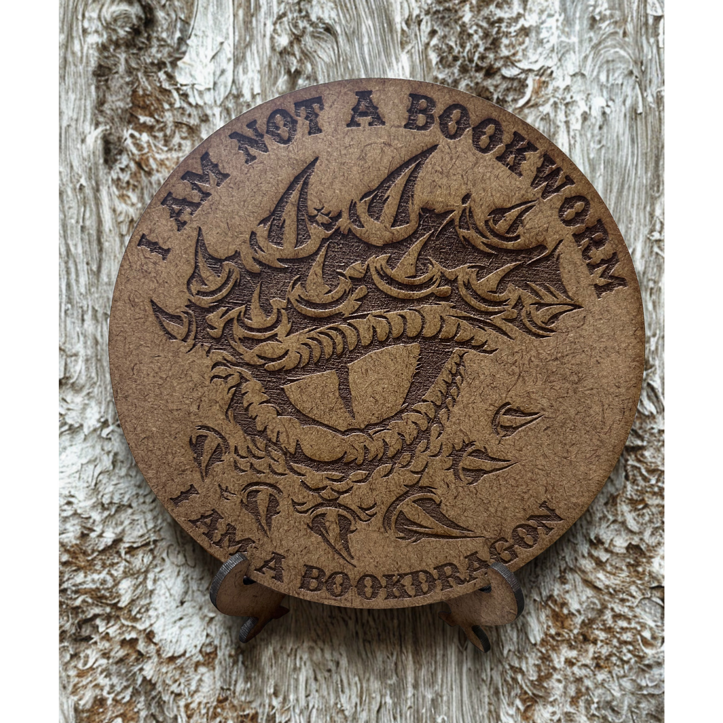 Engraved Dragon sign