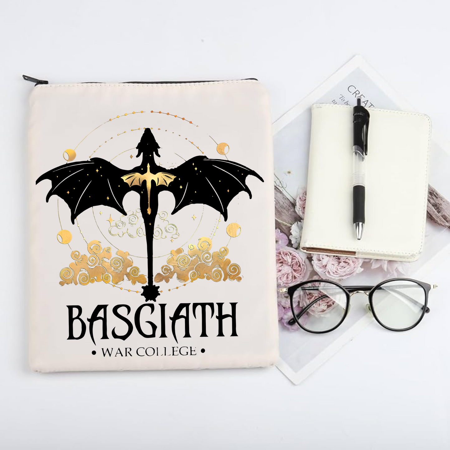 Fourth Wing Basgiath Book Sleeve
