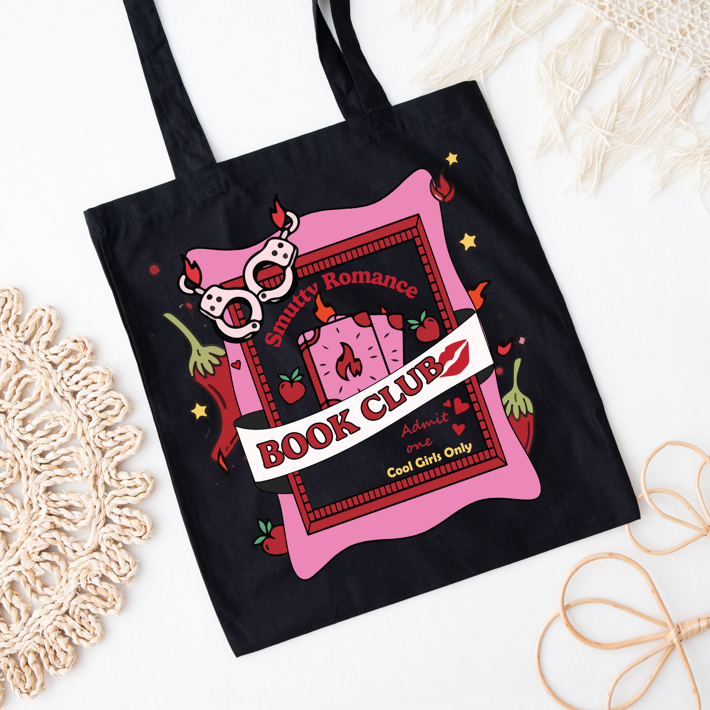 Smutty Romance Book Club Tote Bag
