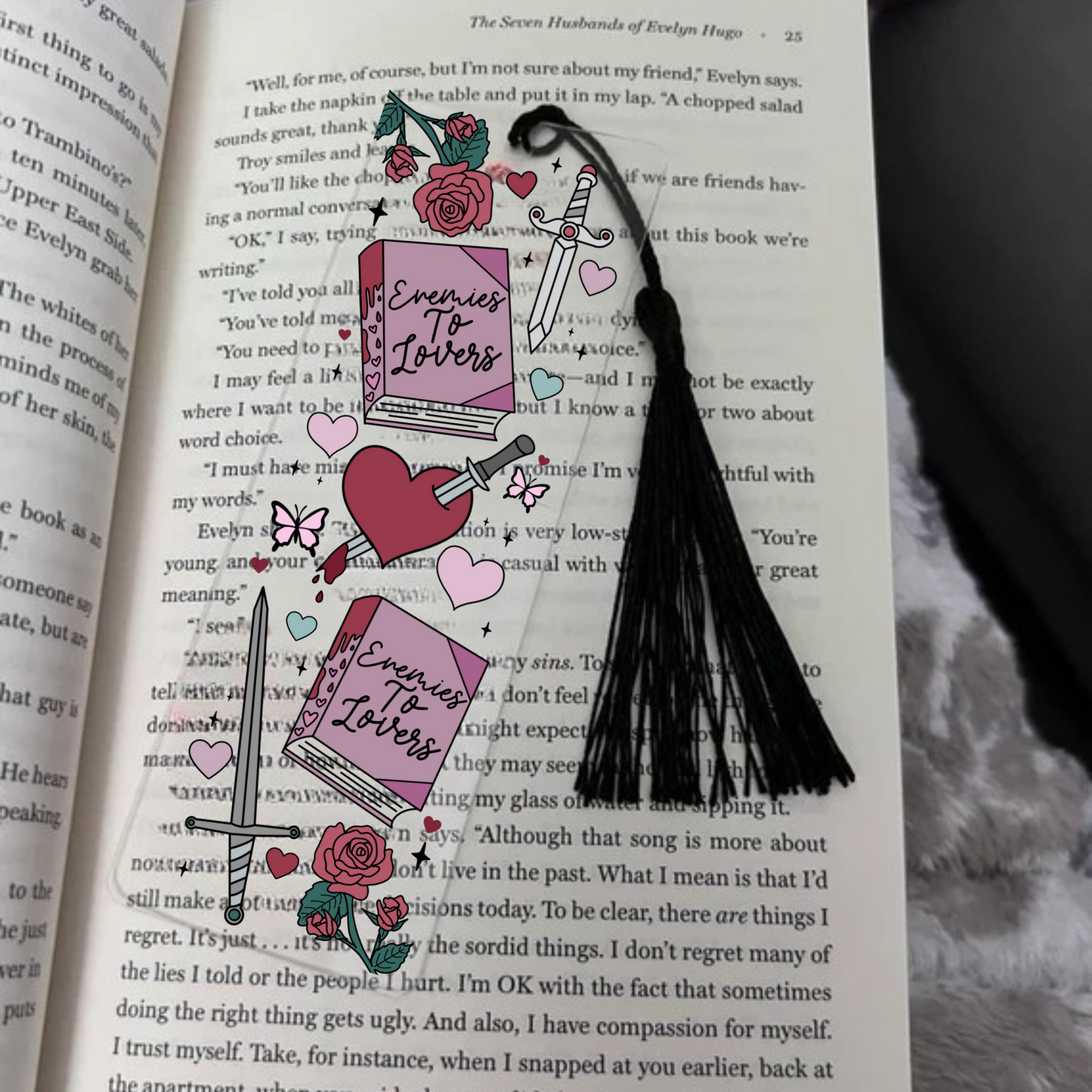 Enemies To Lovers Acylic Bookmark