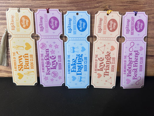 Acrylic Trope Bookmarks