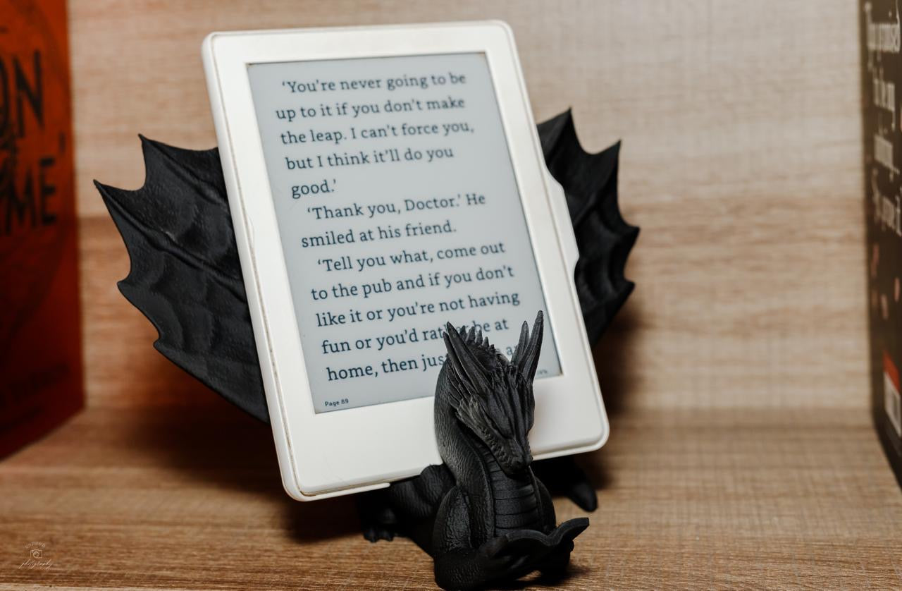 Dragon kindle holder