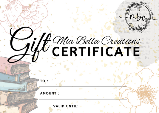 Mia Bella Creations Gift Card