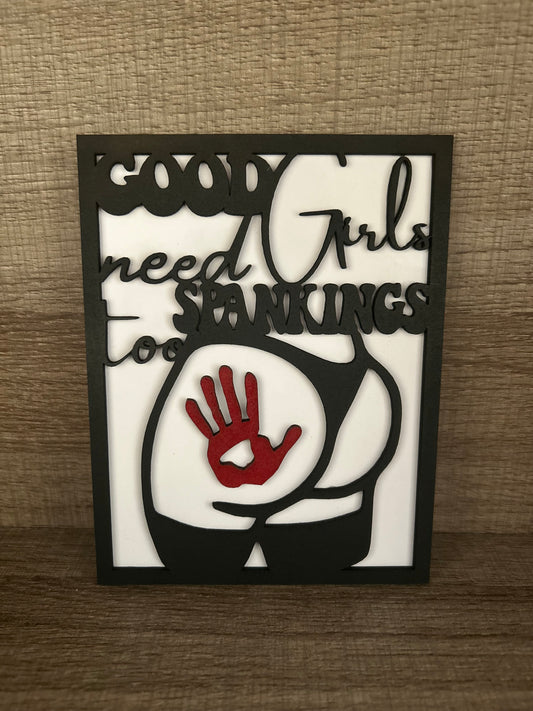 Spank Sign