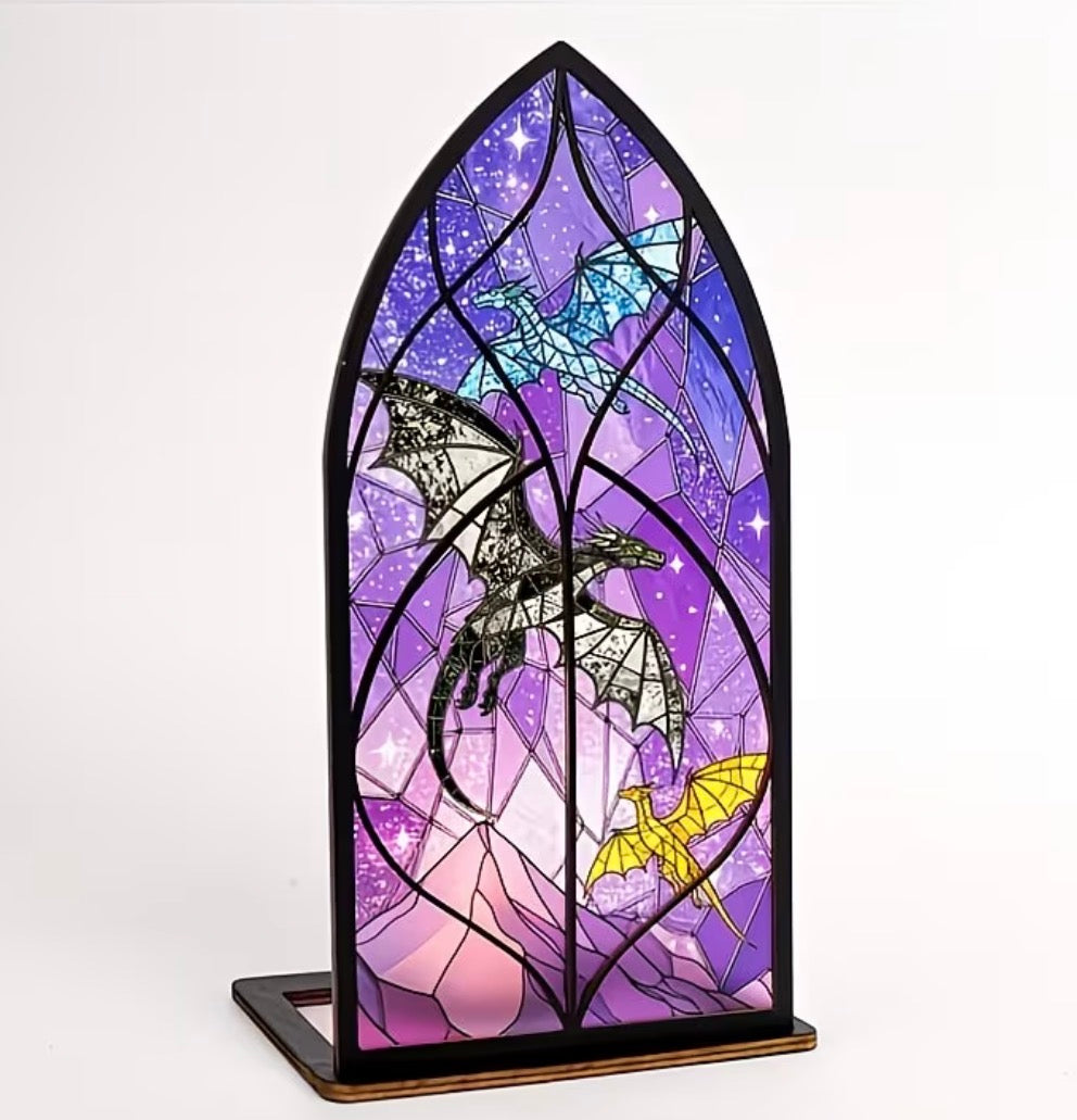 Art/Stained glass shelf inserts