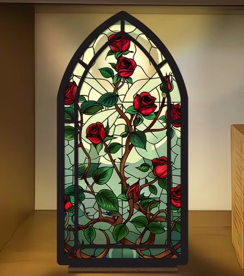 Art/Stained glass shelf inserts