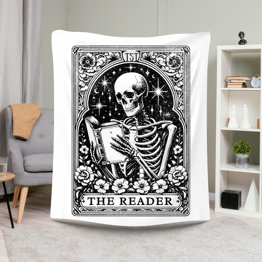 The Reader Fleece Blanket