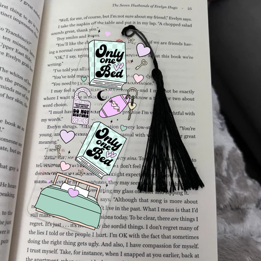 Only One Bed Acylic Bookmark