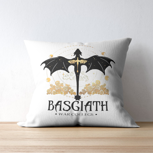 Fourth Wing Themed Reading Pillow