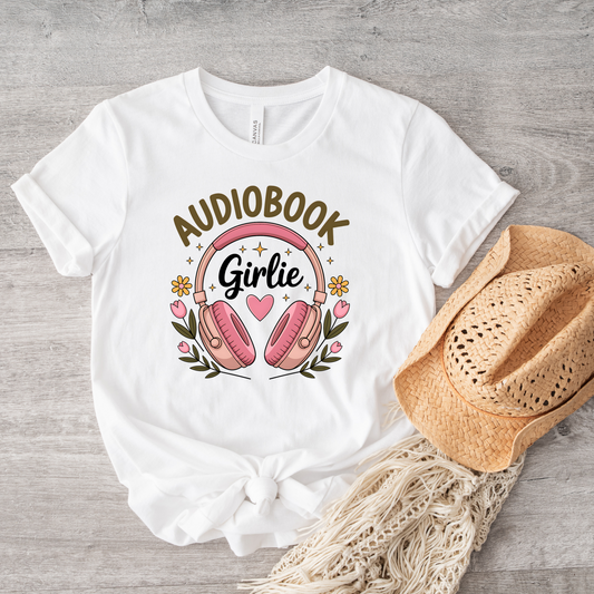 Audio Book Girlie T-shirt