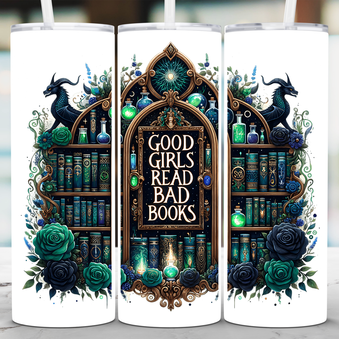 Good Girls Read Bad Books Bookish Tumbler