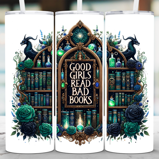 Good Girls Read Bad Books Bookish Tumbler