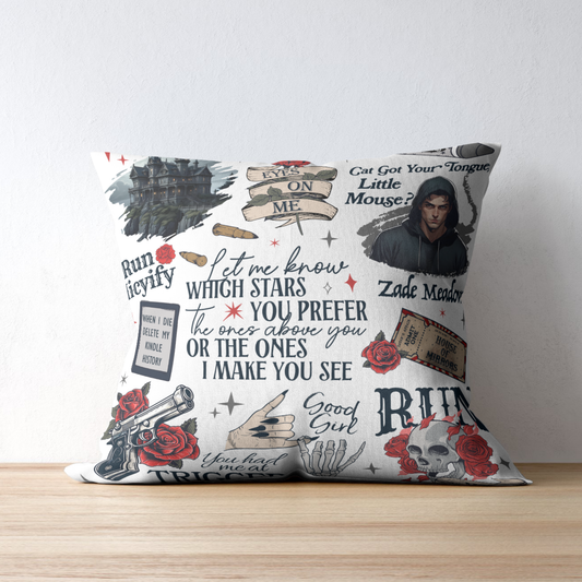 Haunting Adeline Themed Reading Pillow