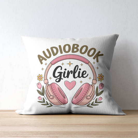 Audiobook Girlie Reading Pillow