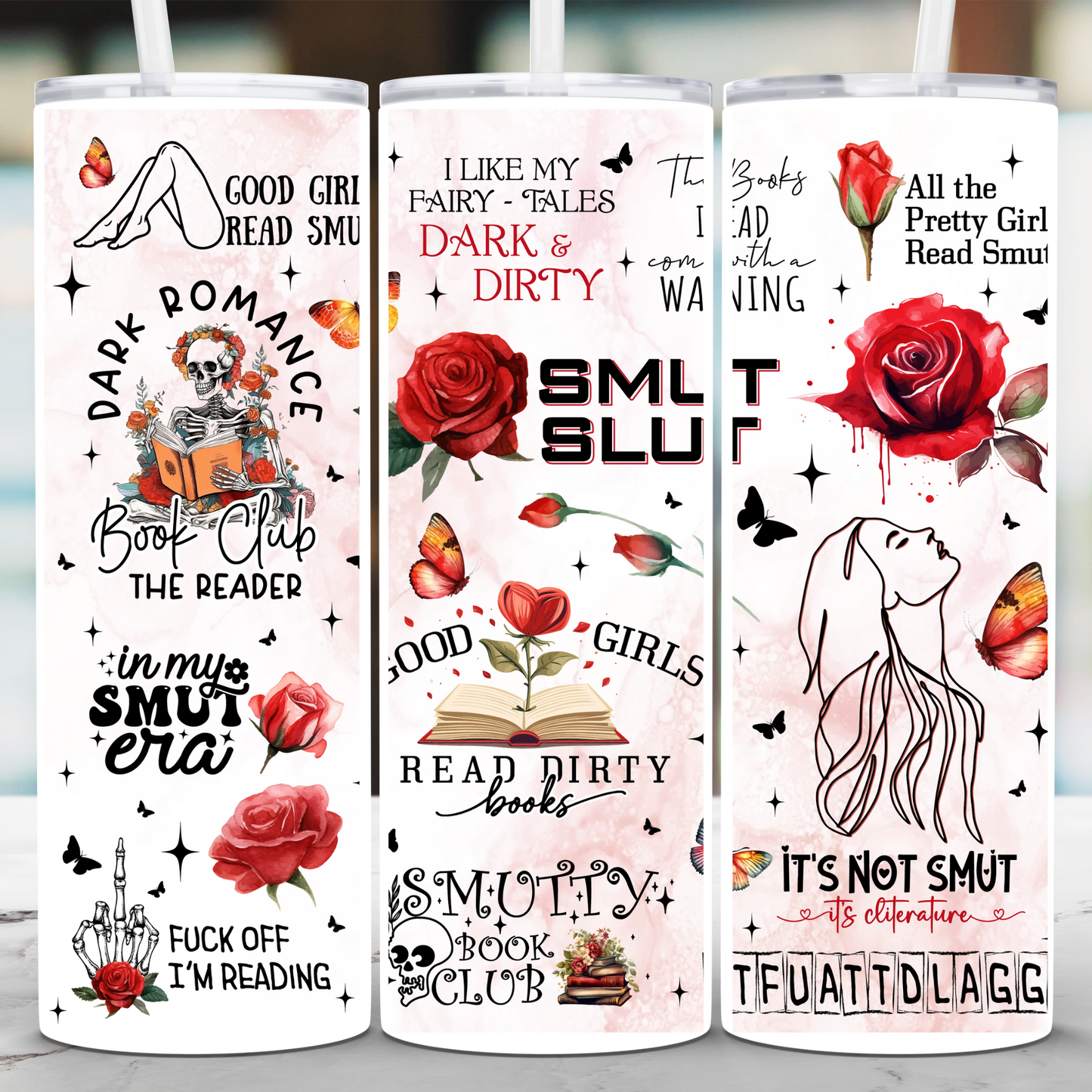 Dark Romance Bookish Tumbler