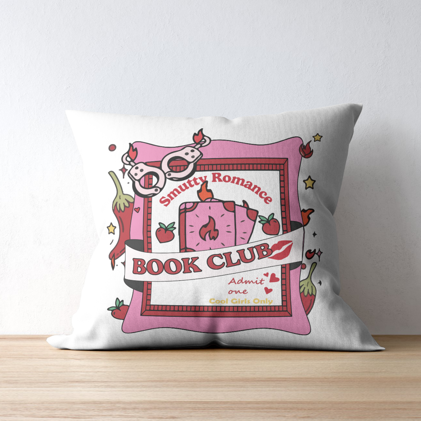 Smutty Romance Book Club Reading Pillow