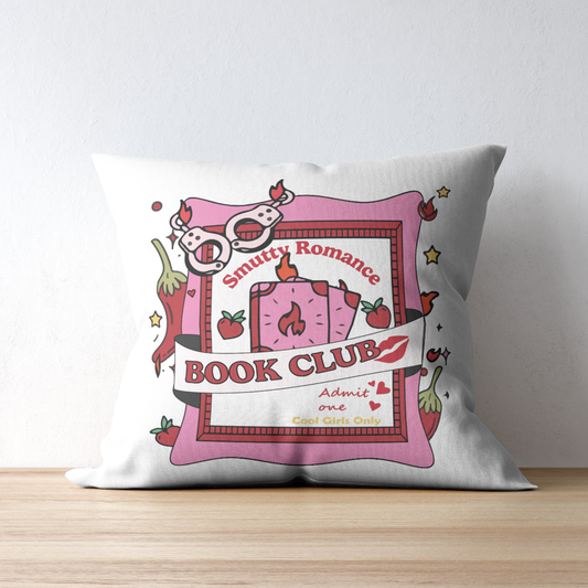 Smutty Romance Book Club Reading Pillow