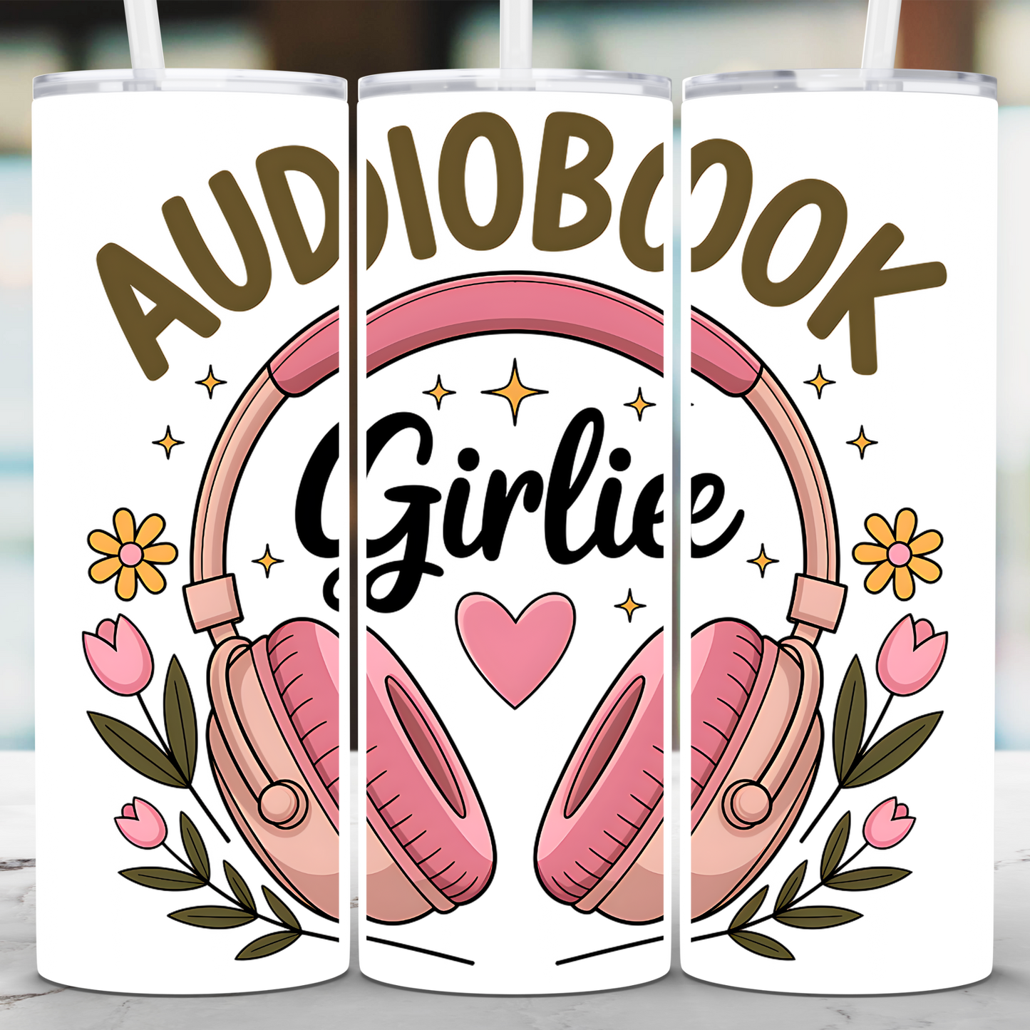 Audiobook Girlie Bookish Tumbler