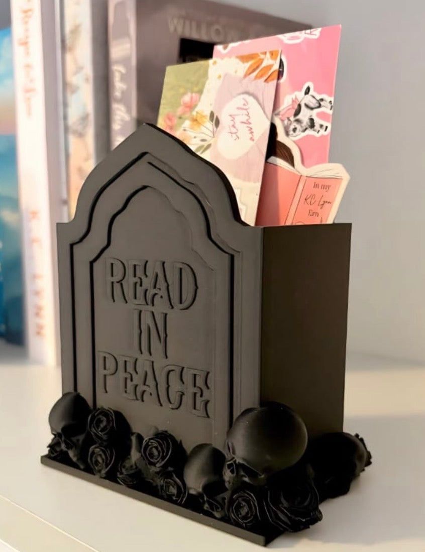 Gothic Bookmark Holder - Rest In Peace